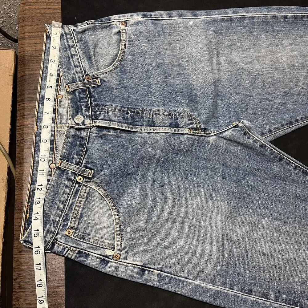 Levi's 501 Jeans Buckle Back One Pocket Vintage LVC Denim 1990s 1920s 31x32
